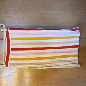 Lou & Grey striped midi skirt